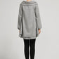 Wome's  wool tuic dress in grey 2310