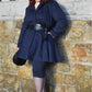 Women's Winter Single breasted wool Coat 2418