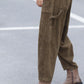 Womens corduroy long winter pants 5593