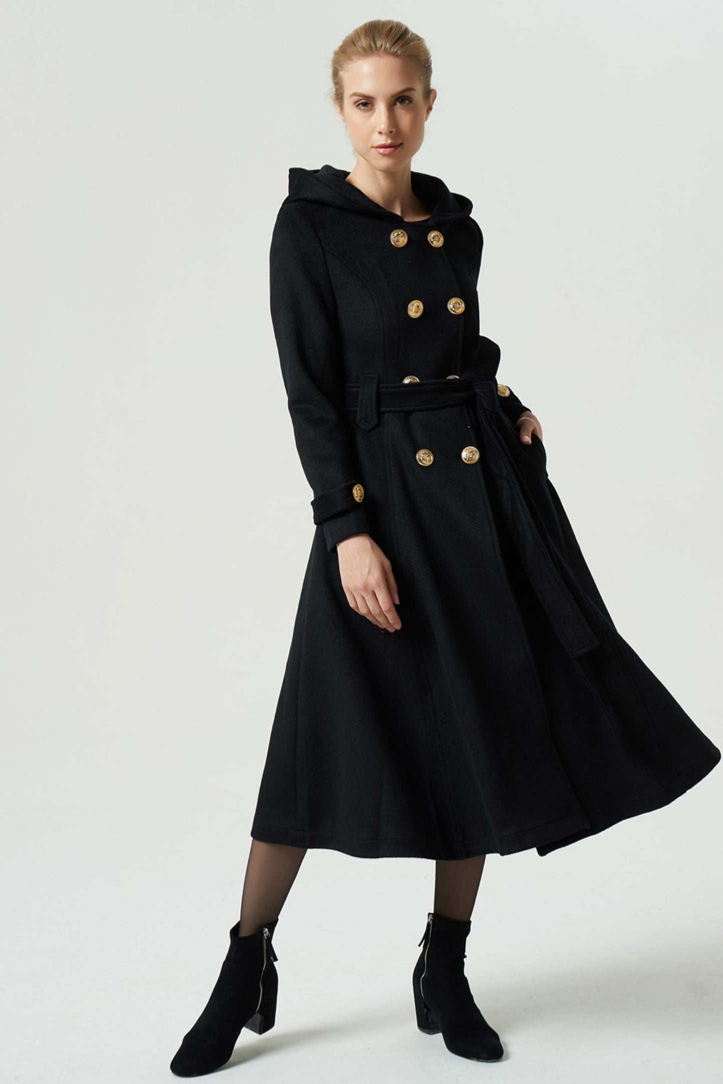 Double breasted military wool coat 1967#