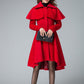 vintage inspired cape winter wool coats 1848