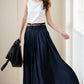 Swing Long Linen Maxi skirt for women 5132