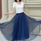 Summer Swing Circle chiffon Skirt for Women 5109