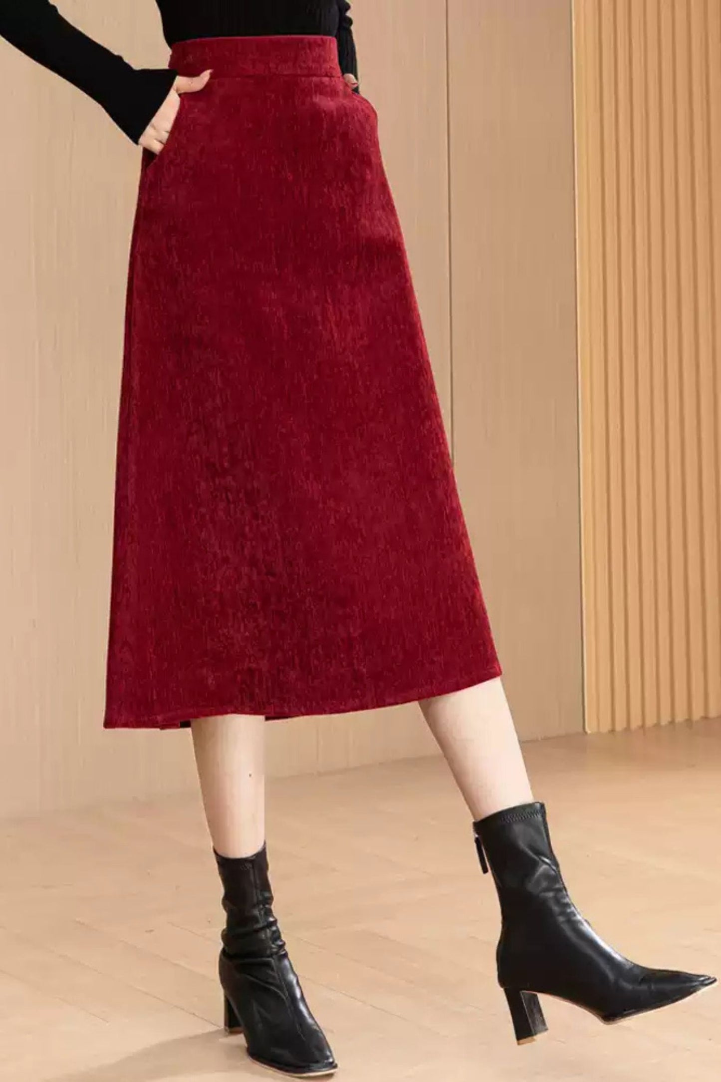A line autumn/winter skirt women 6194