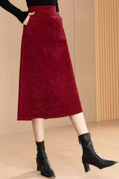 A line autumn/winter skirt women 6194
