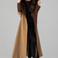 Long Wool Trench Coat with Hood 4505