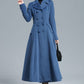 Vintage Inspired Long Wool Princess Coat Women 3127