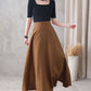 High Waist A Line Skirt with Pocke 3286