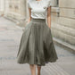 High-Waisted Midi Skirt with Pockets 5680