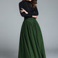 Maxi Womens wool skirt for winter 5228