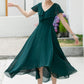green swing summer chiffon dress 5990