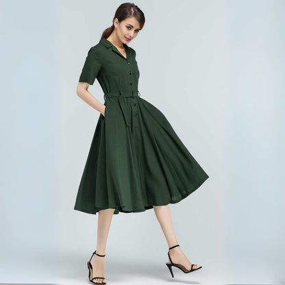 formal shirtwaist dress Avonlea Shirtwaist Dress