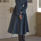 Fit and flare winter coat for women  4573