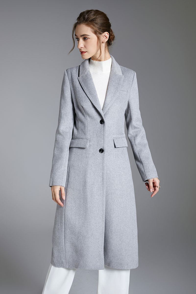 Warm Winter A-Line Wool Coat 3886,Size 175-US2 #CK2202426