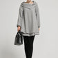 Wome's  wool tuic dress in grey 2310