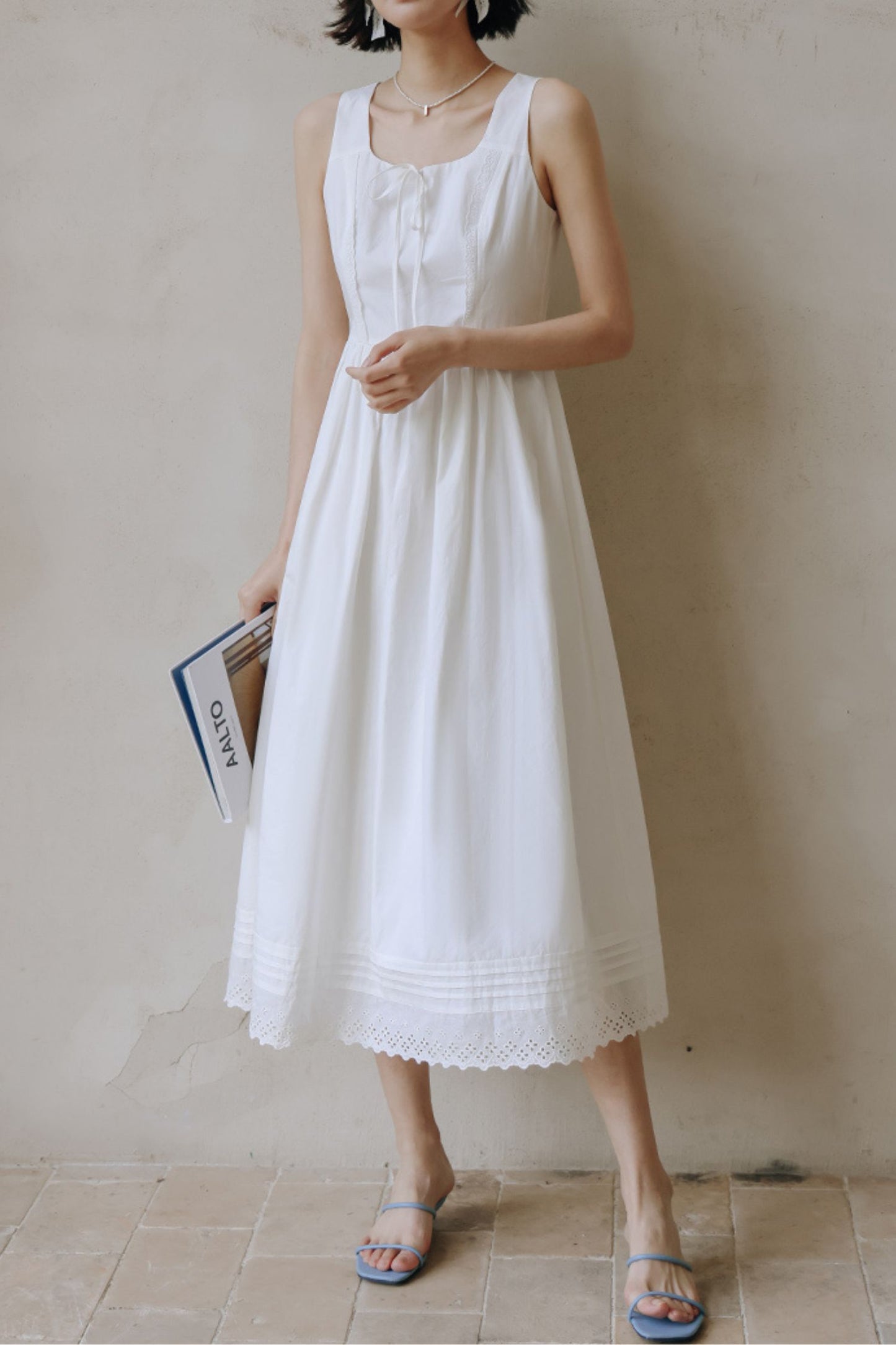 Prom white summer beach dresses L0600