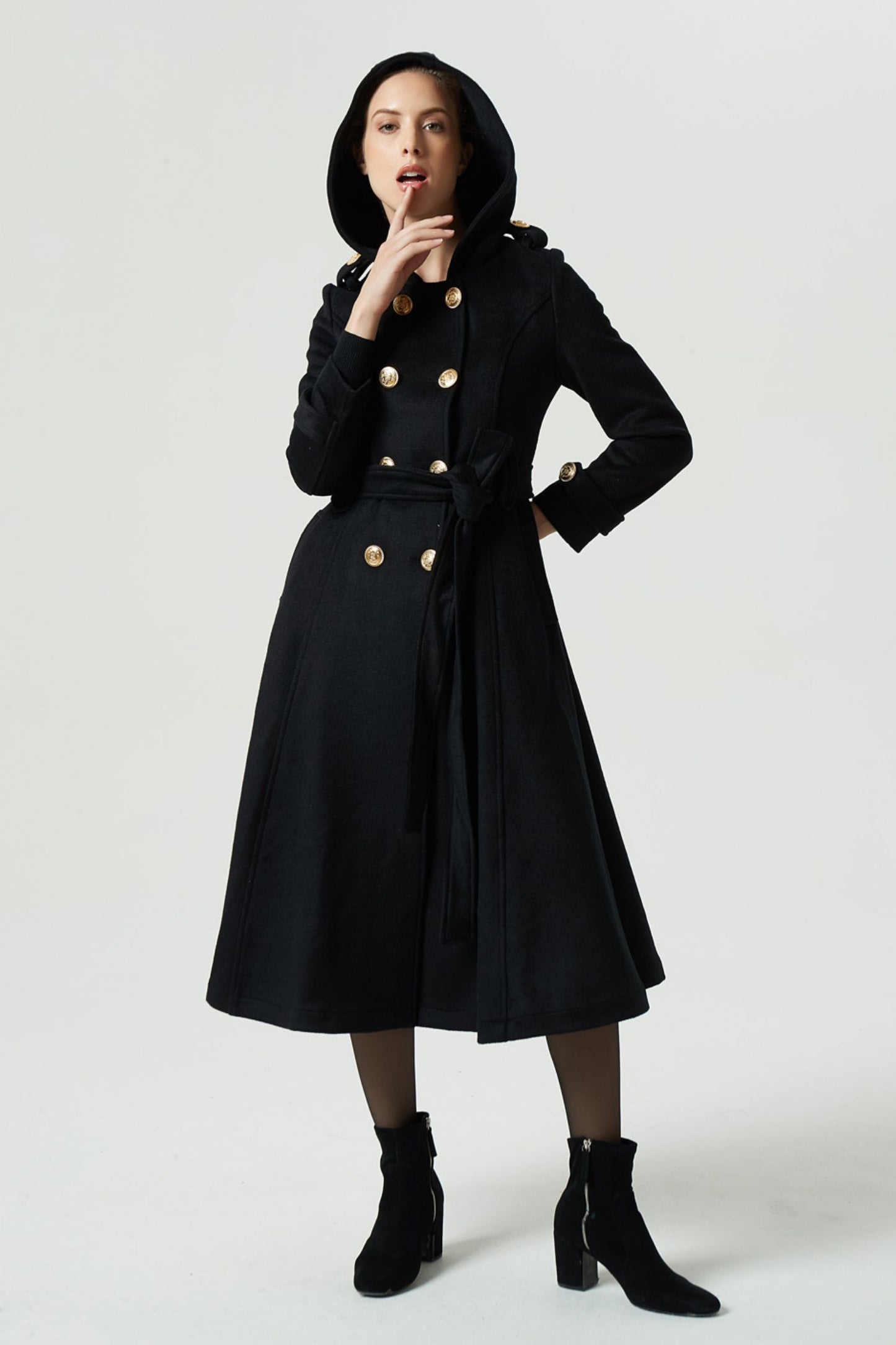 Double breasted military wool coat 1967#