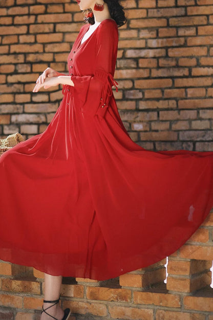 Swing fit and flare summer bridemaid dress TT0018