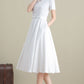 1950s Retro Swing Midi Dress Women 3271