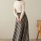 Retro Plaid Winter Autumn Skirt Women 5259