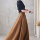 High Waist A Line Skirt with Pocke 3286