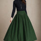 Maxi Womens wool skirt for winter 5228