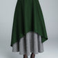 Women's Swing layered wool skirt 5328