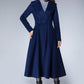 Wool Princess coat Vintage inspired Swing coat 1866#