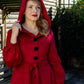 hooded Long wool coat for women 3174