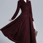 1950s Long Wool Princess Coat 3239