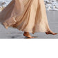 Maxi summer swing beach chiffon skirt TT0033