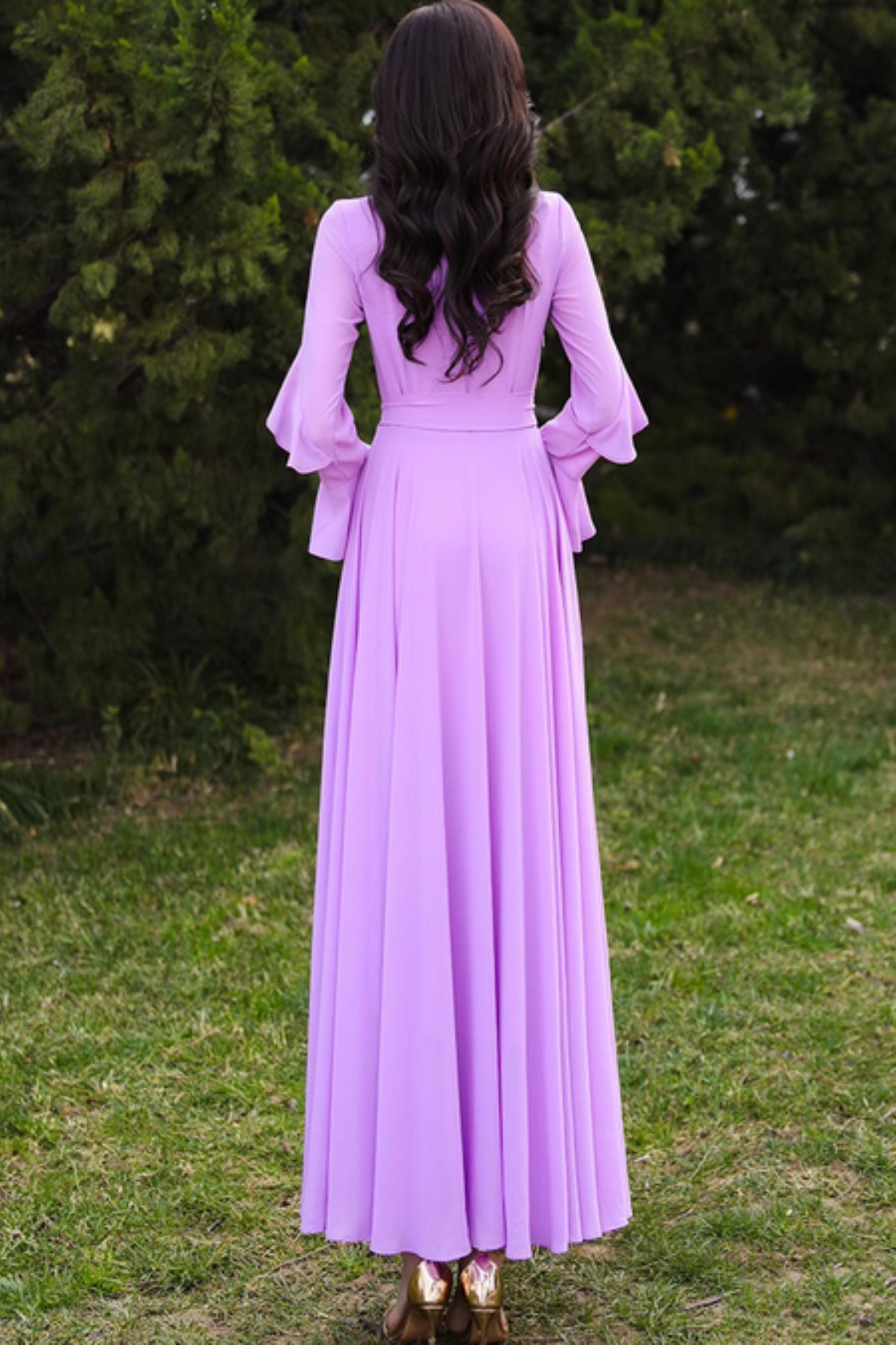 Prom summer purple maxi wedding chiffon dress 5072 – Xiaolizi Prom summer purple maxi wedding chiffon dress 5072 – Xiaolizi