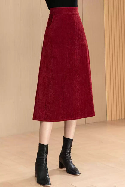 A line autumn/winter skirt women 6194