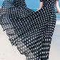 Black and white polka dot prom chiffon dresses HY0030