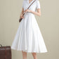 1950s Retro Swing Midi Dress Women 3271