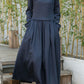 Maxi casual spring linen dress women 2874