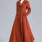 Fit and Flare Long Wool Coat Women 3233