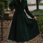 Party warm outwear long wool coat 3227