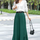 Womens Swing Flared Summer Full Maxi Skirt 3539,Size XS #CK2201661