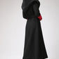 Winter Long Maxi Warm wool coat with Large Hood 0700#