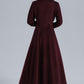 1950s Long Wool Princess Coat 3239