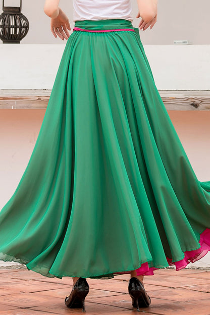 Swing womens summer maxi chiffon skirt 2752