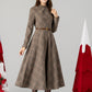 Vintage Inspired Plaid Wool Dress 4616