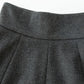 Winter Skater Wool Skirt Women 4629