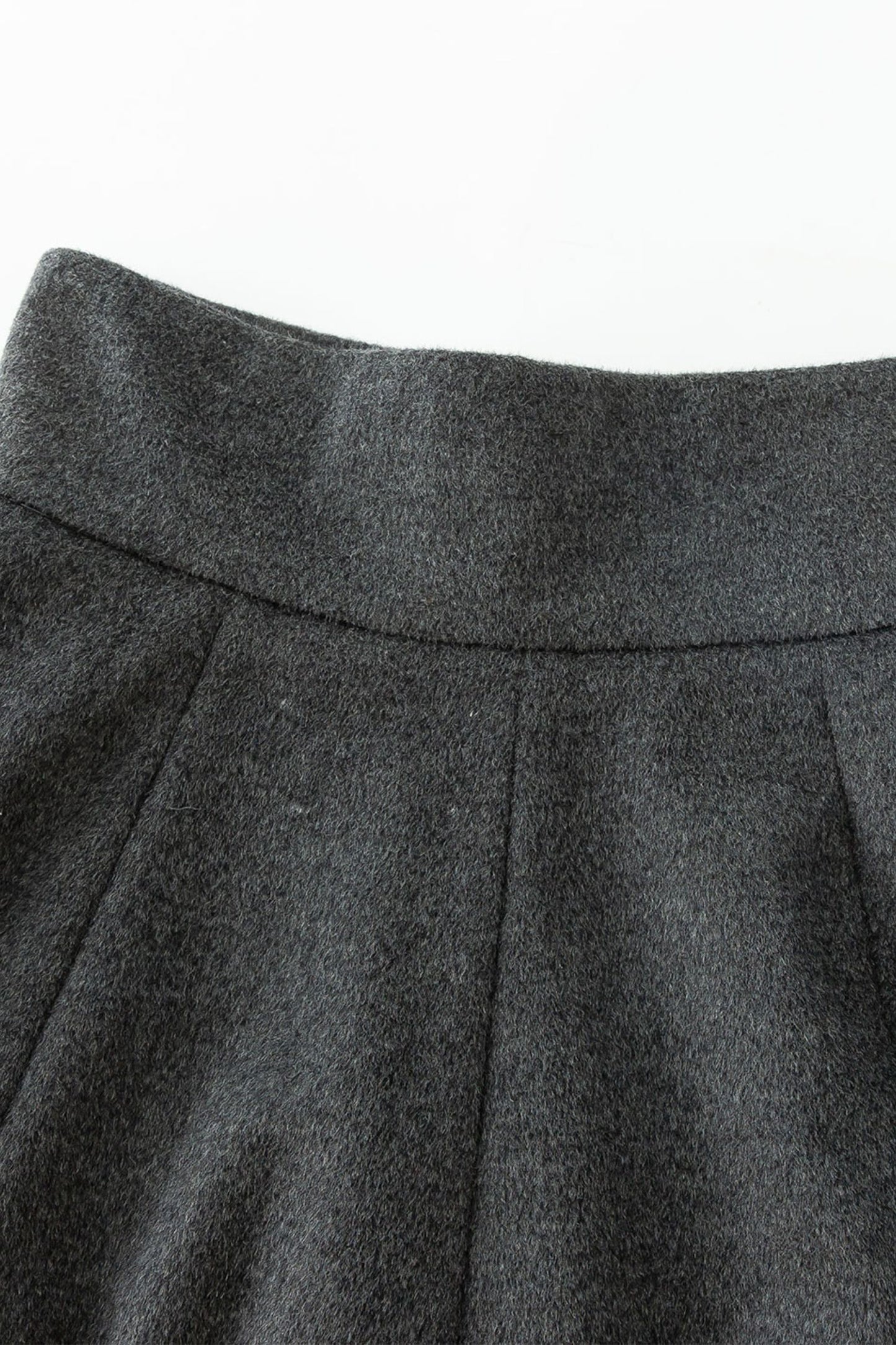 Winter Skater Wool Skirt Women 4629