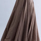 Maxi linen skirt with elastic waist 4867