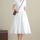 1950s Retro Swing Midi Dress Women 3271