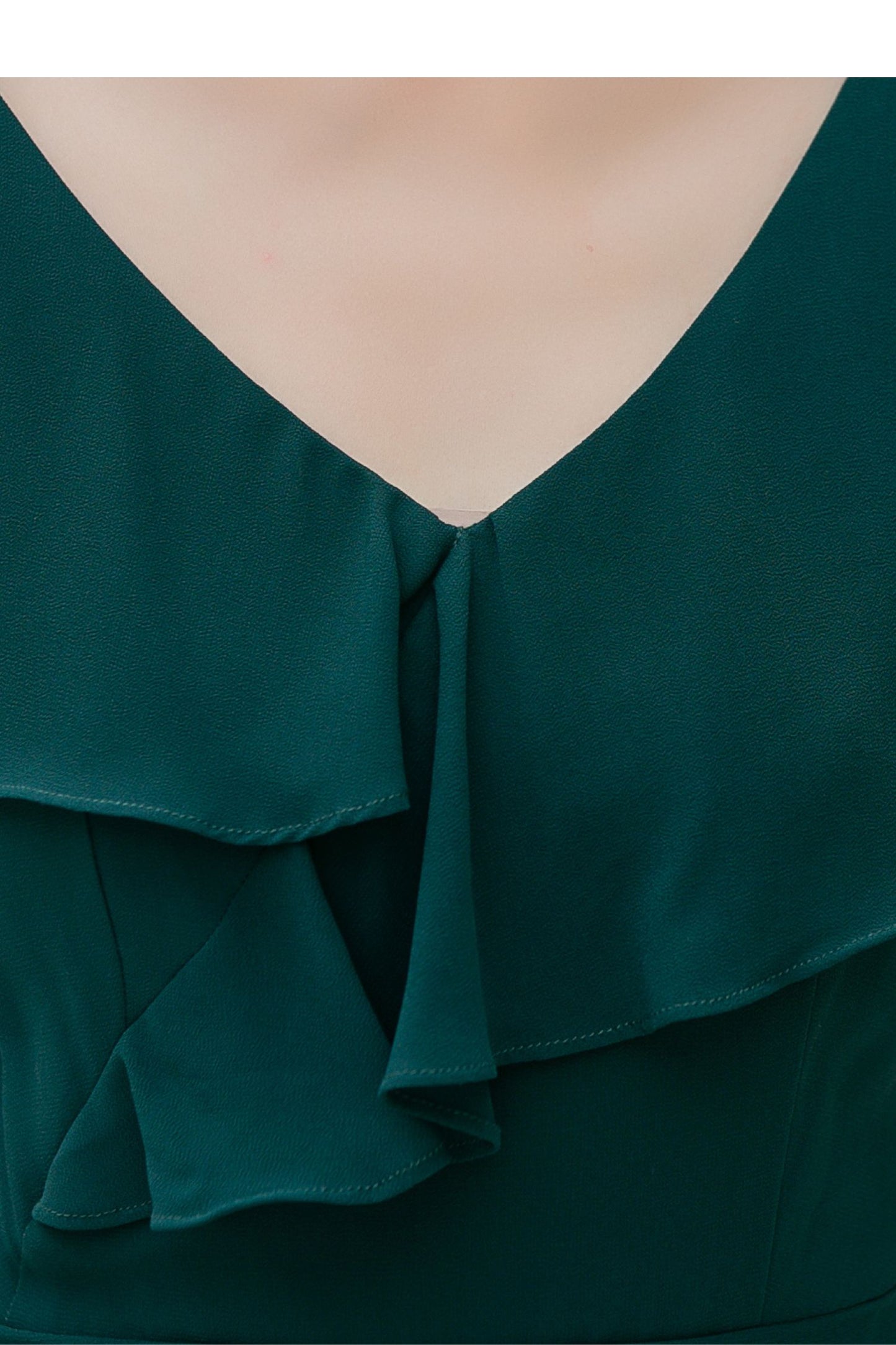 green swing summer chiffon dress 5990