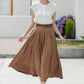 Women linen summer skirt 5982