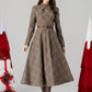 Vintage Inspired Plaid Wool Dress 4616